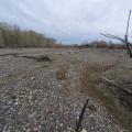 typical view of barren active channel conditions
